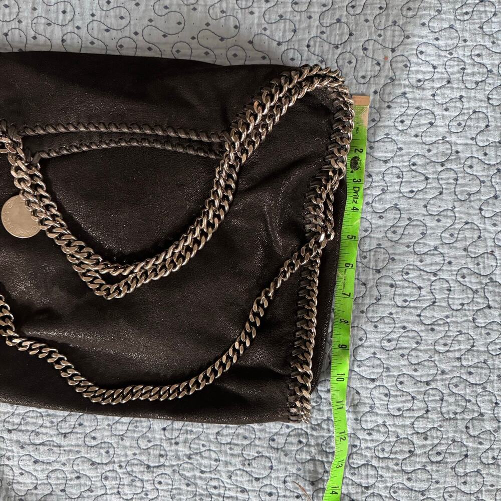 STELLA MCCARTNEY The Falabella Medium Brushed Shoulder Bag Foldover - Picture 5 of 15